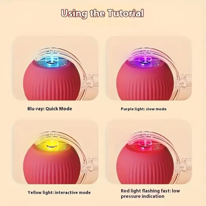 22927 PawSprint™ Smart Interactive Pet Ball, a colorful, engaging toy designed for pets to play and stay entertained.