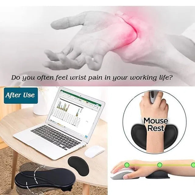 Set of DeskGuard™ wrist relief chair pads with ergonomic cushioning for comfortable support and wrist protection.